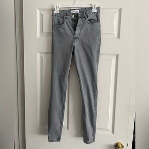 Zara Gray Skinny Jeans Size 4